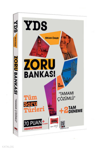 Yargı Yayınları 2025 YDS Tamamı Çözümlü Zoru Bankası +2 Deneme İlaveli