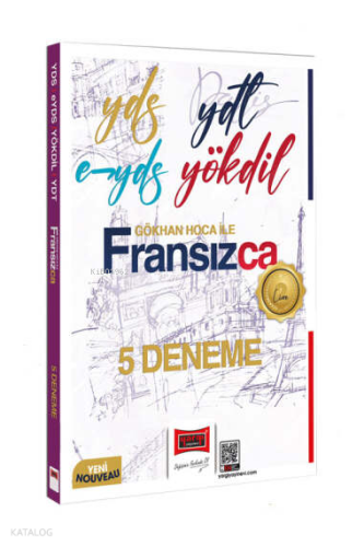 Yargı Yayınları 2025 YDS YDT E-YDS YÖKDİL Gökhan Hoca İle Fransızca 5 Deneme