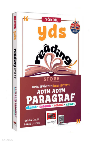 Yargı Yayınları 2025 YDS YÖKDİL Reading Store Adım Adım Paragraf