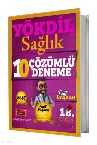 Yargı Yayınları 2025 YÖKDİL Sağlık Çözümlü 10 Deneme
