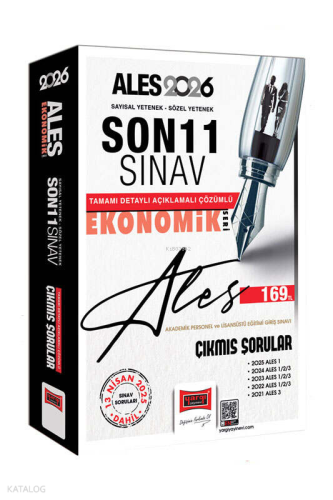 Yargı Yayınları 2026 ALES Ekonomik Seri Son 11 Sınav Çıkmış Sorular (1