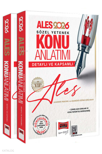 Yargı Yayınları 2026 ALES VIP Sayısal-Sözel Yetenek Detaylı ve Kapsaml