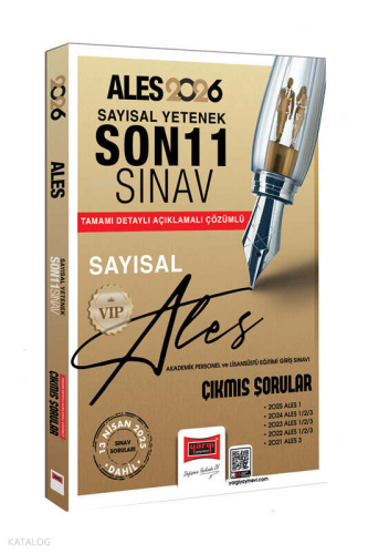 Yargı Yayınları 2026 ALES VIP Sayısal Yetenek Son 11 Sınav Çıkmış Sorular