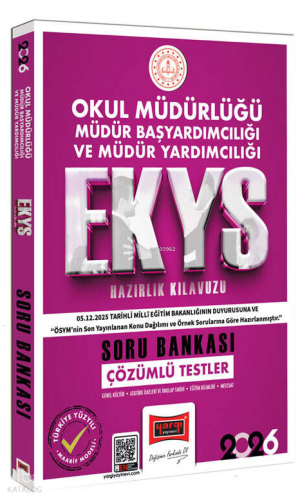 Yargı Yayınları 2026 EKYS Okul Müdürlüğü Müdür Başyardımcılığı ve Müdür Yardımcılığı Soru Bankası