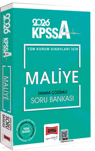 Yargı Yayınları 2026 KPSS-A Grubu Tüm Kurum Sınavları İçin Maliye Tamamı Çözümlü Soru Bankası