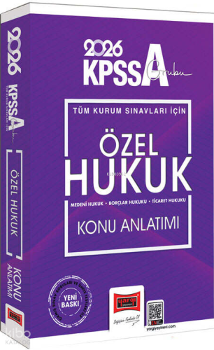 Yargı Yayınları 2026 KPSS-A Grubu Tüm Kurum Sınavları İçin Özel Hukuk Konu Anlatımı