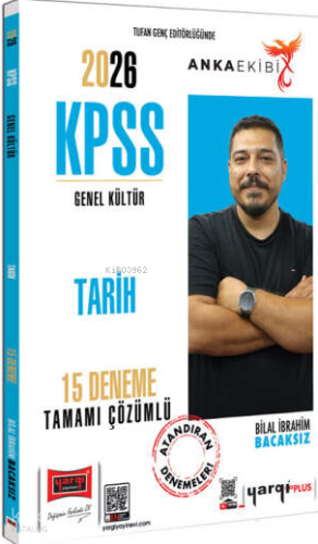 Yargı Yayınları 2026 KPSS Genel Kültür Anka Ekibi Tarih Tamamı Çözümlü 15 Deneme
