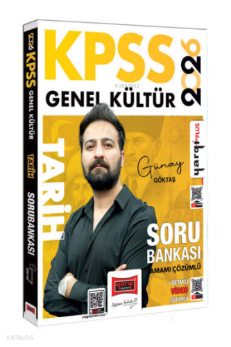 Yargı Yayınları 2026 KPSS Genel Kültür Tamamı Çözümlü Tarih Soru Bankası
