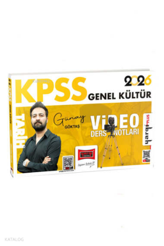 Yargı Yayınları 2026 KPSS Genel Kültür Tarih Video Ders Notları