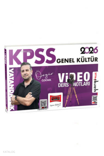 Yargı Yayınları 2026 KPSS Genel Kültür Vatandaşlık Video Ders Notları