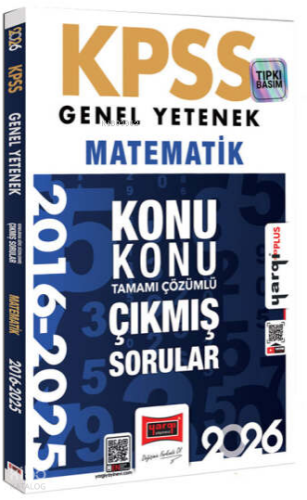 Yargı Yayınları 2026 KPSS Genel Yetenek Matematik 2016-2026 Konu Konu 