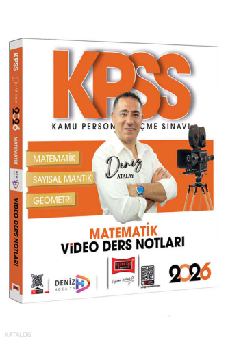 Yargı Yayınları 2026 KPSS Genel Yetenek Matematik Video Ders Notları