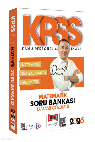 Yargı Yayınları 2026 KPSS Genel Yetenek Tamamı Çözümlü Matematik Soru Bankası