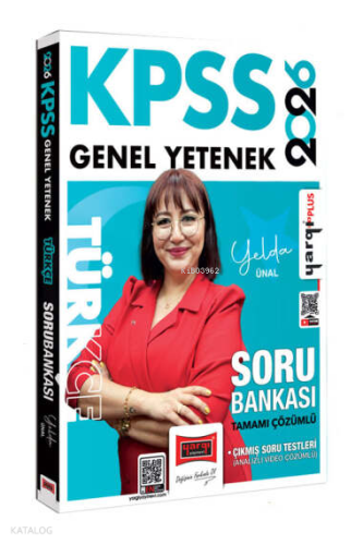 Yargı Yayınları 2026 KPSS Genel Yetenek Tamamı Çözümlü Türkçe Soru Bankası