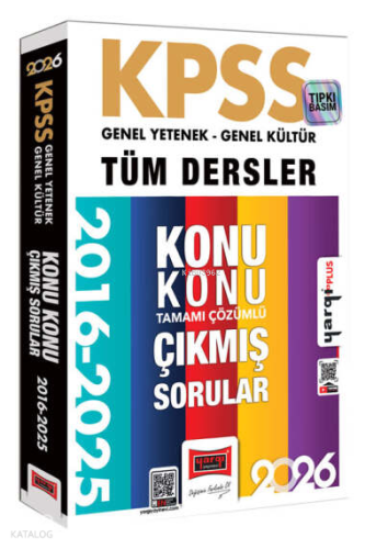 Yargı Yayınları 2026 KPSS GK-GY Tüm Dersler Tamamı Çözümlü 9 Yıl Çıkmı