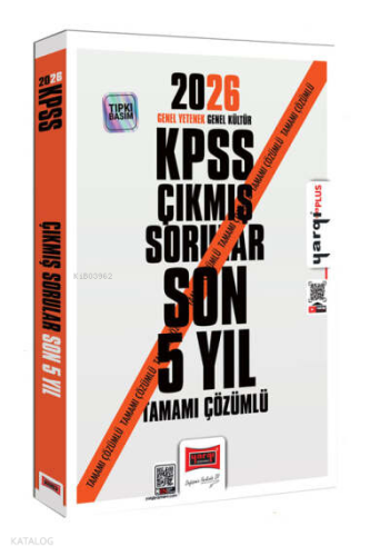 Yargı Yayınları 2026 KPSS GK-GY Tüm Dersler Tamamı Çözümlü Son 5 Yıl Ç