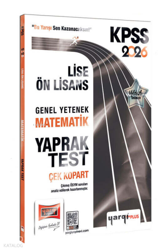 Yargı Yayınları 2026 KPSS Lise-Ön Lisans Genel Yetenek Matematik Çek K