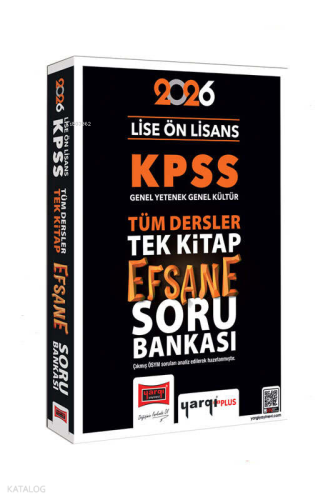 Yargı Yayınları 2026 KPSS Lise Ön Lisans GK-GY Tüm Dersler Tek Kitap E