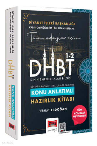 Yargı Yayınları 2026 KPSS - Ortaöğretim - Ön Lisans - DHBT 1-2 Tüm Adaylar İçin Konu Anlatımı Hazırlık Kitabı