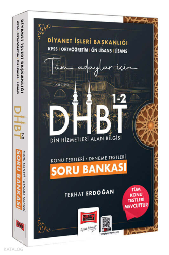 Yargı Yayınları 2026 KPSS - Ortaöğretim - Ön Lisans - DHBT 1-2 Tüm Adaylar İçin Soru Bankası