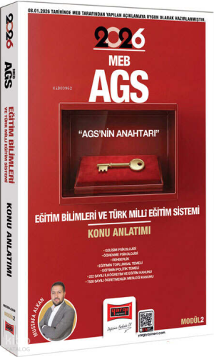 Yargı Yayınları 2026 MEB-AGS Anahtarı Eğitim Bilimleri ve Türk Milli E