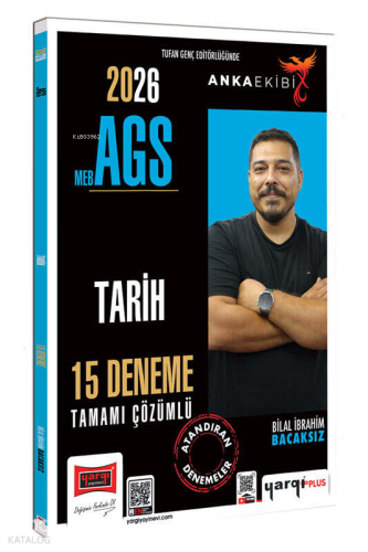 Yargı Yayınları 2026 MEB-AGS Anka Ekibi Tarih Tamamı Çözümlü 15 Deneme