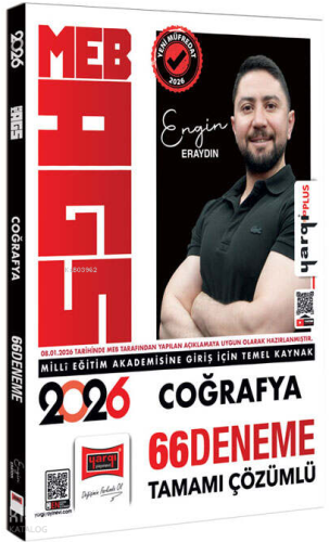 Yargı Yayınları 2026 MEB-AGS Coğrafya Tamamı Çözümlü 66 Deneme