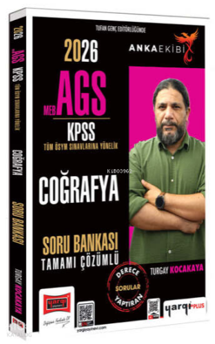 Yargı Yayınları 2026 MEB-AGS KPSS Anka Ekibi Tamamı Çözümlü Coğrafya Soru Bankası