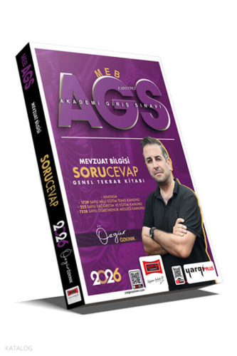 Yargı Yayınları 2026 MEB-AGS Mevzuat Bilgisi Soru-Cevap Genel Tekrar Kitabı