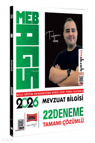 Yargı Yayınları 2026 MEB-AGS Mevzuat Bilgisi Tamamı Çözümlü 22 Deneme
