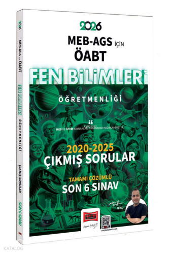 Yargı Yayınları 2026 MEB-AGS ÖABT Fen Bilimleri Öğretmenliği 2020-2025