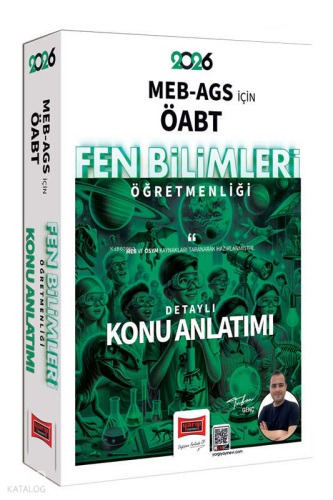 Yargı Yayınları 2026 MEB-AGS ÖABT Fen Bilimleri Öğretmenliği Konu Anla