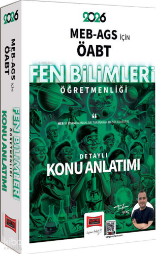 Yargı Yayınları 2026 MEB-AGS ÖABT Fen Bilimleri Öğretmenliği Konu Anla