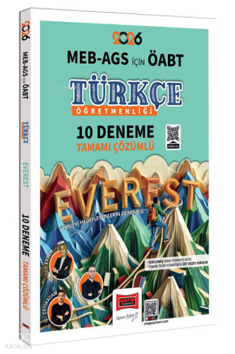 Yargı Yayınları 2026 MEB-AGS ÖABT Türkçe Öğretmenliği Tamamı Çözümlü 1