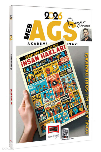 Yargı Yayınları 2026 MEB-AGS Öğretmen Adayları İçin İnsan Hakları Konu