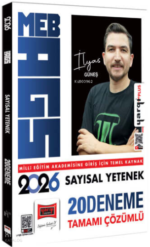 Yargı Yayınları 2026 MEB-AGS Sayısal Yetenek Tamamı Çözümlü 20 Deneme