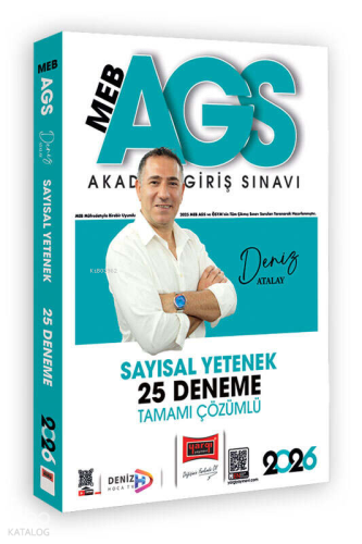 Yargı Yayınları 2026 MEB-AGS Sayısal Yetenek Tamamı Çözümlü 25 Deneme