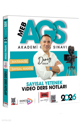 Yargı Yayınları 2026 MEB-AGS Sayısal Yetenek Video Ders Notları