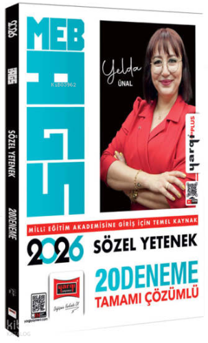 Yargı Yayınları 2026 MEB-AGS Sözel Yetenek Tamamı Çözümlü 20 Deneme