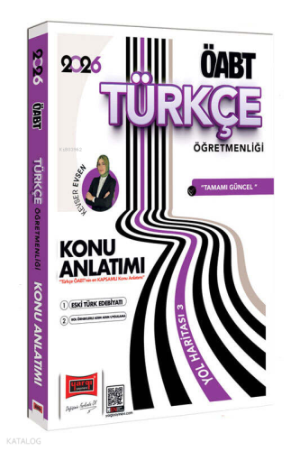 Yargı Yayınları 2026 ÖABT Türkçe Öğretmenliği Eski Türk Edebiyatı Konu Anlatımı Yol Haritası 3