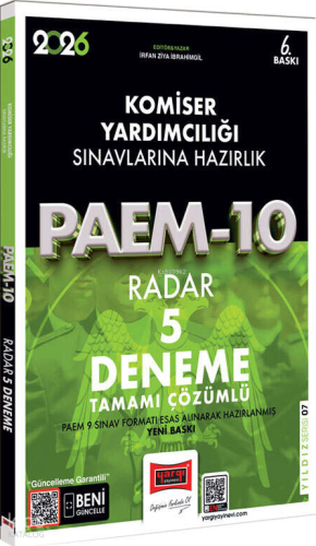 Yargı Yayınları 2026 PAEM Komiser Yardımcılığı Sınavlarına Hazırlık Ra