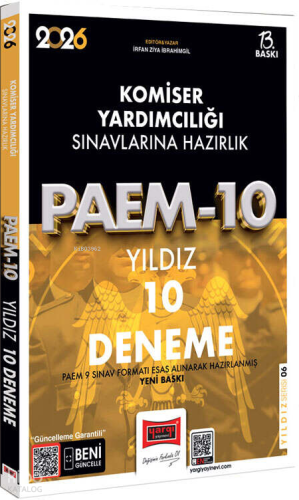 Yargı Yayınları 2026 PAEM Komiser Yardımcılığı Sınavlarına Hazırlık Yı