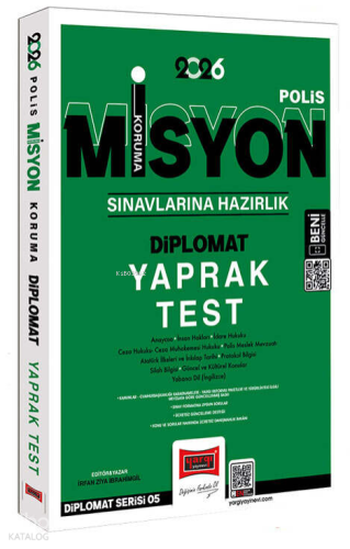 Yargı Yayınları 2026 Polis Misyon Koruma Sınavlarına Hazırlık Diplomat Yaprak Test
