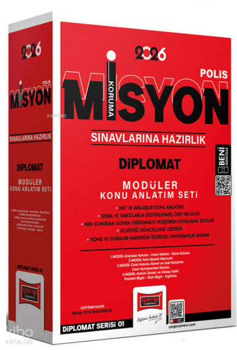 Yargı Yayınları 2026 Polis Misyon Sınavlarına Hazırlık Konu Anlatımlı Modüler Set