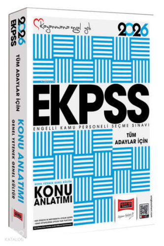 Yargı Yayınları 2026 Tüm Adaylar İçin EKPSS GK-GY Tüm Dersler Konu Anlatımı