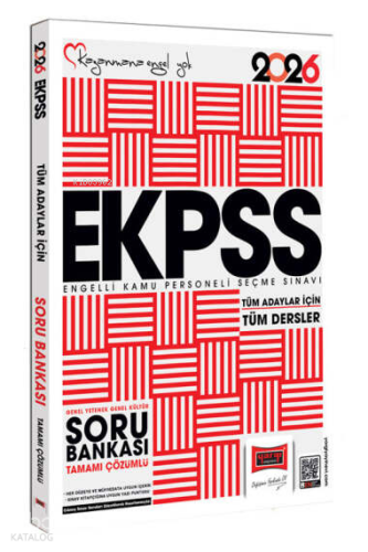 Yargı Yayınları 2026 Tüm Adaylar İçin EKPSS GK-GY Tüm Dersler Tamamı Çözümlü Soru Bankası