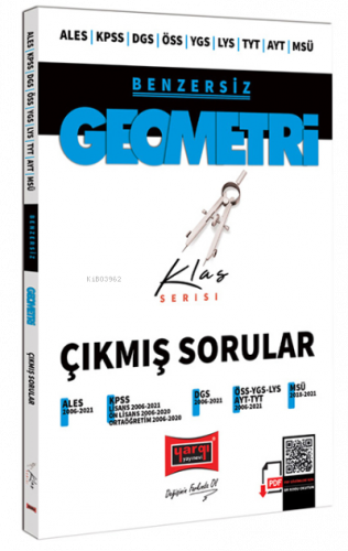 Yargı Yayınları ALES KPSS DGS ÖSS YGS LYS TYT AYT MSÜ Benzersiz Geometri Çıkmış Sorular