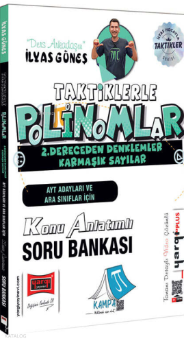 Yargı Yayınları AYT Adayları ve Ara Sınıflar İçin Taktiklerle Polinomlar 2.Dereceden Denklemler Konu Anlatımlı Soru Bankası