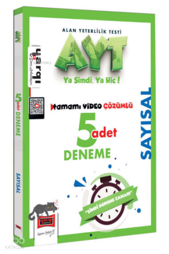Yargı Yayınları AYT Sayısal Tamamı Video Çözümlü 5 Deneme