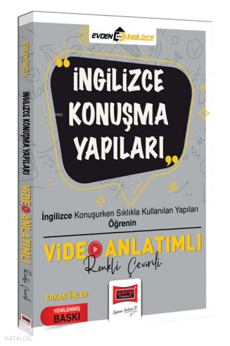 Yargı Yayınları İngilizce Konuşma Yapıları Video Anlatımlı Renkli Çevi